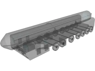 RT-2UTTKh Topol-M 3D Model