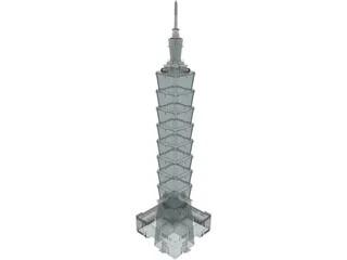 Taipei 101 World Financial Center 3D Model