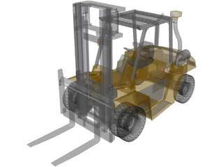 Forklift 3D Model