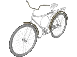 City Bicycle 3D Model