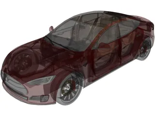 Tesla Model S 85 3D Model