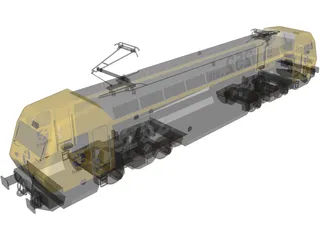 Siemens Locomotive Deutsche Bahn 3D Model