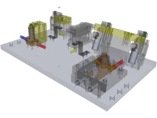 Weld Fixture 3D Model