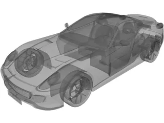 Ferrari 599 GTO (2011) 3D Model
